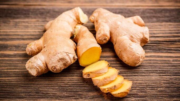 ginger root for potential